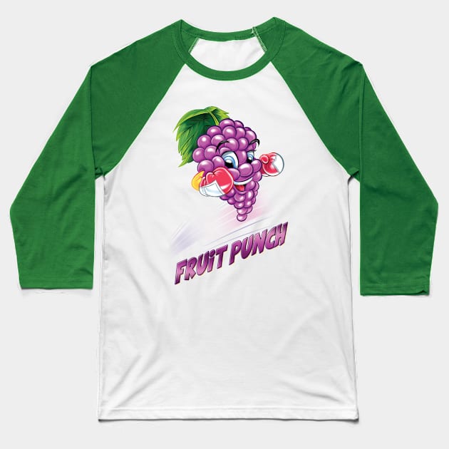 Fruit Punch Baseball T-Shirt by Pigeon585